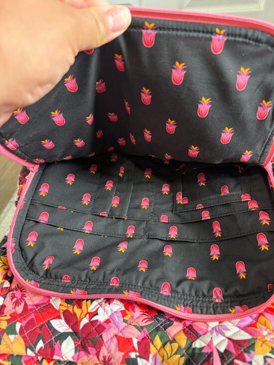 Vera Bradley Campus Backpack and Crossbody Lunchbox Pink Floral Pattern